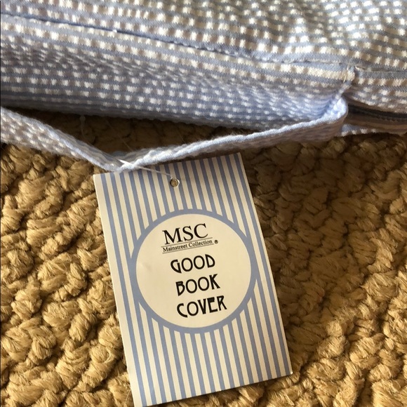 MSC Seersucker pink Bible, book or lunch Carrier NWT. - Picture 5 of 7